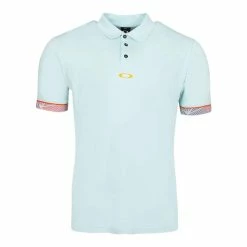 Oakley Geometric Sleeve Polo -Golf Sales Store oakley geometric sleeve polo plume 01 00293.1632248083