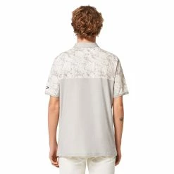 Oakley Sand Block Polo -Golf Sales Store oakley sand block polo arctic white 04 49265.1677529082