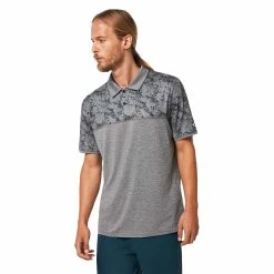 Oakley Sand Block Polo -Golf Sales Store oakley sand block polo dark slate 03 69765.1677529085