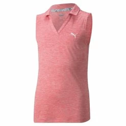 Puma Junior Girls Heather Polo 7 Puma Junior Girls Heather Polo -Golf Sales Store puma junior girls heather polo rapture rose heather 01 52767.1660831678