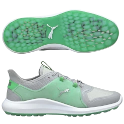 Puma Men's Limited Edition Ignite Fasten8 Flash FM Golf Shoes - High Rise/Island Green