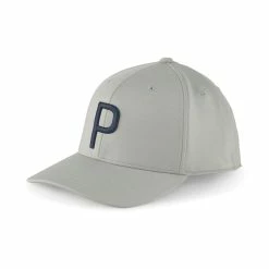 Puma P Hat -Golf Sales Store puma p hat ash gray navy blazer 01 71465.1678809185