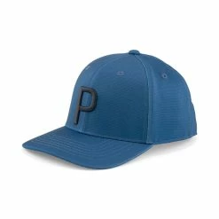 Puma P Hat -Golf Sales Store puma p hat lake blue ash gray 01 34627.1678809188