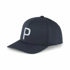 Puma P Hat -Golf Sales Store puma p hat navy blazer ash gray 01 89180.1678809184