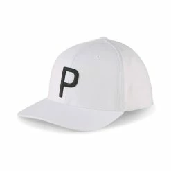 Puma P Hat -Golf Sales Store puma p hat white glow black 01 69985.1678809183