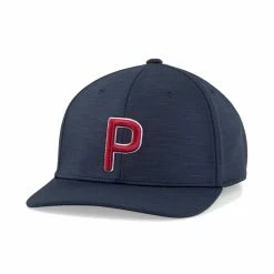 Puma P Snapback Hat -Golf Sales Store puma p snapback hat navy blazer ski patrol 01 36553.1648652224