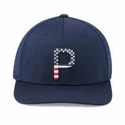 Puma Pars & Stripes P Snapback Hat 11 Puma Pars & Stripes P Snapback Hat -Golf Sales Store puma pars and stripes p snapback hat navy blazer 03 40833.1645027105