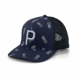 Puma Pineapple Trucker P Hat 12 Puma Pineapple Trucker P Hat -Golf Sales Store puma pineapple trucker p hat navy blazer flat light gray 01 48947.1678814880