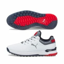 Puma Men's PROADAPT Alphacat Golf Shoes 9 Puma Men's PROADAPT Alphacat Golf Shoes -Golf Sales Store puma proadapt alphacat golf shoes white navy blazer high risk red 01 62207.1649191813