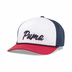Puma Retro Rope Snapback Hat 7 Puma Retro Rope Snapback Hat -Golf Sales Store puma retro rope snapback hat white navy blazer ski patrol 01 89398.1662670164