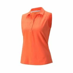 Puma Women's Harding Sleeveless Polo 16 Puma Women's Harding Sleeveless Polo -Golf Sales Store puma womens harding sleeveless polo hot coral 01 02737.1645122649