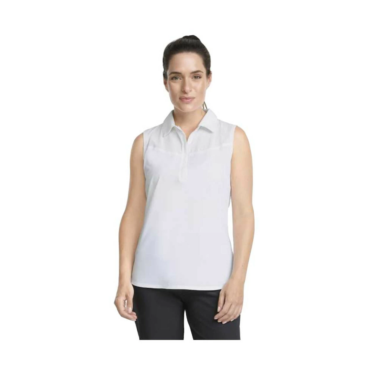 Puma Women's Harding Sleeveless Polo 4 Puma Women's Harding Sleeveless Polo - Image 2