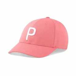 Puma Women's Pony P Hat -Golf Sales Store puma womens pony p hat rapture rose white 01 87882.1645040111