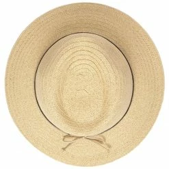 San Diego Hat Company Women's Paperbraid Fedora With Debossed Metallic Snake Band -Golf Sales Store san diego hat company womens paperbraid fedora with debossed metallic snake band natural 03 12606.1676593860