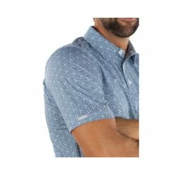 Straight Down Escher Polo 11 Straight Down Escher Polo -Golf Sales Store straight down escher polo steel blue 05 34932.1644335557