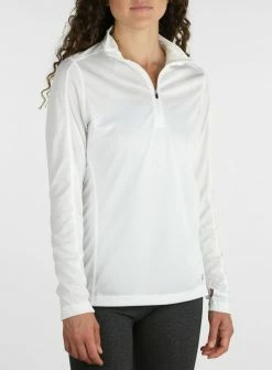 Straight Down Women's Megan Quarter Zip -Golf Sales Store straight down womens megan quarter zip white 01 71051.1633115599