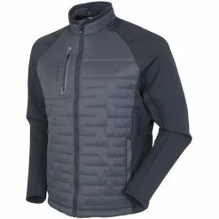 Sunice Hamilton Hybrid Climaloft Lightweight Thermal Stretch Jacket -Golf Sales Store sunice hamilton hybrid climaloft lightweight thermal stretch jacket charcoal charcoal melange 01 28842.1634586061