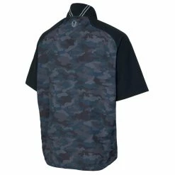 Sunice Winston Short Sleeve Packable Wind Shirt -Golf Sales Store sunice winston short sleeve packable wind shirt charcoal camo black 02 61912.1634586590