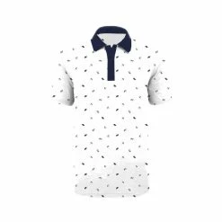SWANNIES Legends Polo -Golf Sales Store swannies legends polo white navy 01 34139.1676596683