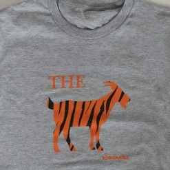 SWANNIES Tiger Goat Tee -Golf Sales Store swannies tiger goat tee gray heather 01 13965.1676581360