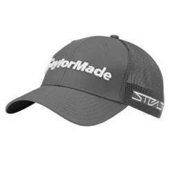 TaylorMade Tour Cage Fitted Hat 15 TaylorMade Tour Cage Fitted Hat -Golf Sales Store taylormade tour cage fitted hat charcoal 01 10333.1677783779