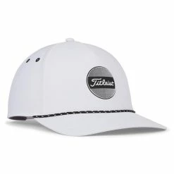 Titleist Boardwalk Rope Hat -Golf Sales Store titleist boardwalk rope hat white black 02 38480.1676585978