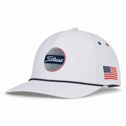 Titleist Boardwalk Rope Hat -Golf Sales Store titleist boardwalk rope hat white navy red 01 74703.1676594953