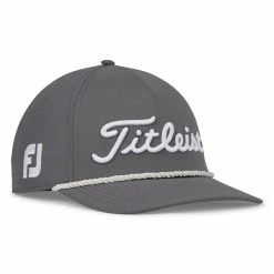 Titleist Tour Rope Hat -Golf Sales Store titleist tour rope hat charcoal white 02 34454.1676593567