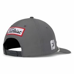 Titleist Tour Rope Hat -Golf Sales Store titleist tour rope hat charcoal white 04 98646.1676588653