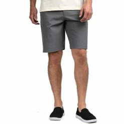 Travis Mathew Beck Shorts -Golf Sales Store travis mathew beck short charcoal 01 18978.1632513504