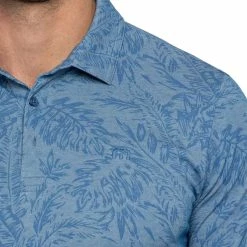 Travis Mathew Forever Young Polo -Golf Sales Store travis mathew forever young polo heather mid blue 03 91934.1678474981