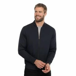 Travis Mathew Highwayman Full Zip -Golf Sales Store travis mathew highwayman jacket black 03 06407.1671653016