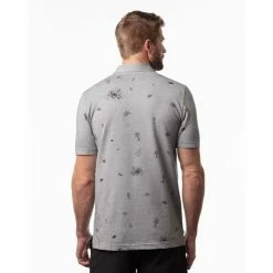 Travis Mathew Ice Breaker Polo -Golf Sales Store travis mathew ice breaker polo heather medium grey 03 36744.1671484355