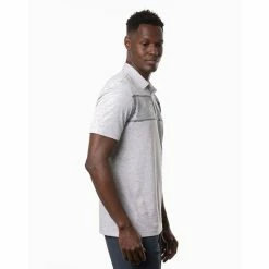 Travis Mathew Make Camp Polo -Golf Sales Store travis mathew make camp polo heather light grey 02 67914.1676598295