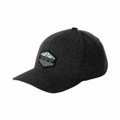 Travis Mathew Sawing Logs Hat -Golf Sales Store travis mathew sawing logs hat heather black 01 14235.1676596709