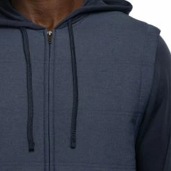 Travis Mathew Scavenger Jacket -Golf Sales Store travis mathew scavenger full zip hoodie heather navy 02 36454.1676579438