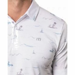 Travis Mathew Warp Drive Polo -Golf Sales Store travis mathew warp drive polo white 04 08329.1659042882