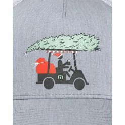 Travis Mathew Winter Holiday Hat -Golf Sales Store travis mathew winter holiday hat heather grey 04 11511.1673902338